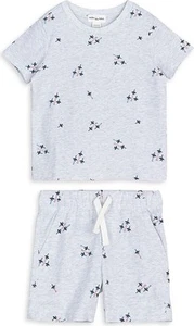 Miles The Label BIG Boys' Two Piece Fighter Jet Tee & Shorts Set Size 7 - Picture 1 of 2
