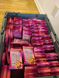 Fing'rs Duo-Tone Color 24er Pack Nagelset - Pink Highlights - 2524 OHNE KLEBER! Lot 10 - Bild 1 von 2