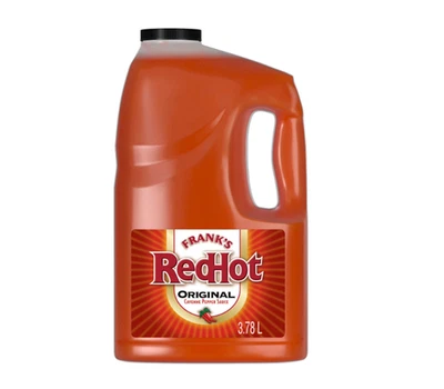Frank's RedHot Original Cayennepfeffer Scharfe Sauce, 1 Gal. KOSTENLOSER Versand - Bild 1 von 2