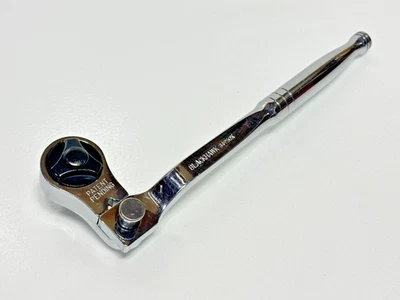 Blackhawk USA 34950X (Rare) Indexing 3/8 Drive Ratchet Chrome Finish Push Button - Image 1 of 4