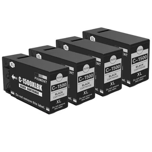 4 cartuchos de tinta de impresora XL negros para Canon MAXIFY MB2050, MB2155, MB2750  - Imagen 1 de 6