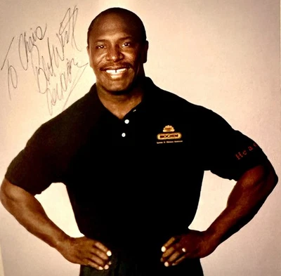 Lee Haney Mr Olympia 8 Veces Auténtica Firma Su CD Personal Ministerio Raro Foto 1 de 4