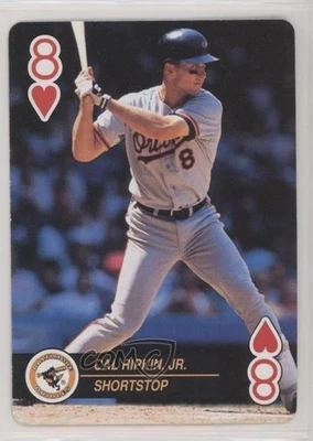 1992 US Playing Card Baseball Aces Box Set Cal Ripken Jr #8H HOF - Image 1 of 2
