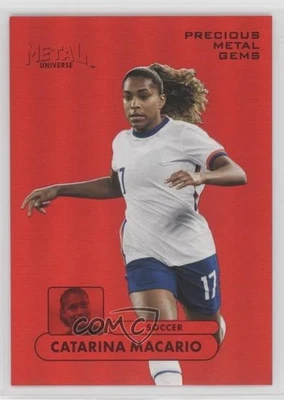 Skybox Metal Universe Champions 2022 rojo PMG/100 Catarina Macario novato radiocontrol Foto 1 de 2