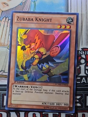 Zubaba Knight NUMH-EN016 Number Hunters Super Rare 1st Edition MP  - Image 1 of 2