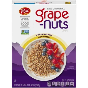 Post Grape Nuts Cereali Colazione Originali, Grano Integrale Croccante e Barl... - Foto 1 di 9