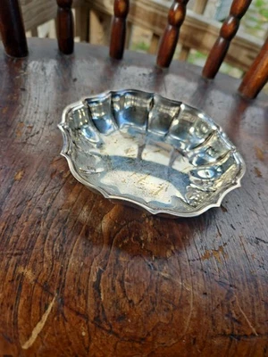 Chippendale Design International Silver Plated 6395 Mini Serving Platter  6" - Image 1 of 4