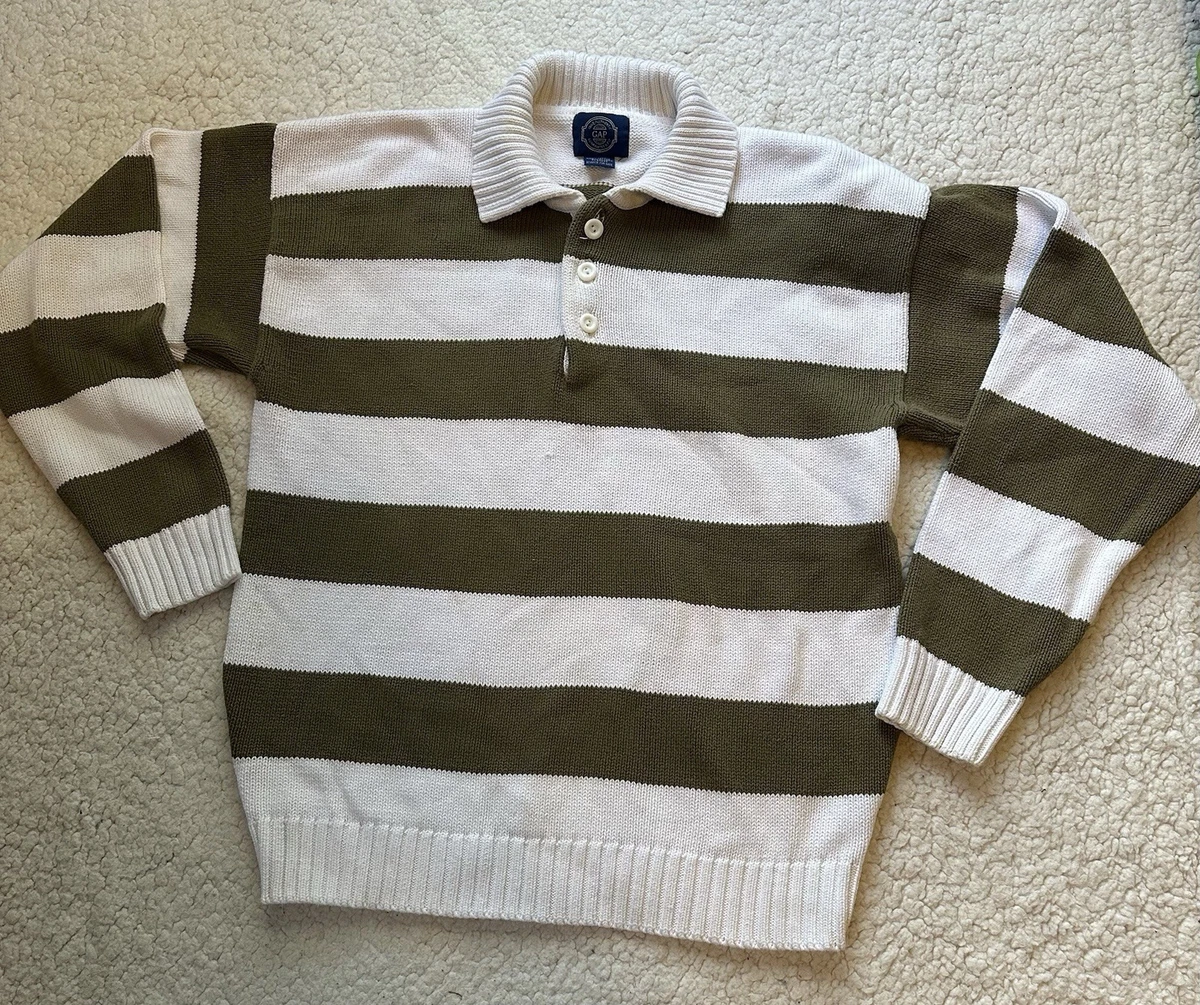 トップス 90s gap cotton border knit shirts 90s gap cotton border knit shirts