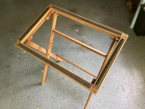 Free Standing Rug Hooking,Embroidery Floor Stand ( I.D. 26x16 inches) - Picture 1 of 4