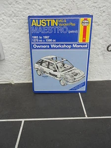 HAYNES OWNERS WORKSHOP MANUAL FOR AUSTIN, MG AND VANDEN PLAS MAESTRO PETROL - Picture 1 of 1