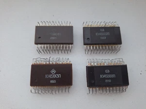 Soviet K145HK3P K145HK4P K145 rare set from vintage soviet calculator NOS QTY:4 - Bild 1 von 2