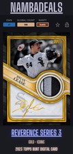 Topps Bunt Dylan Cease 2023 Reverence S3 Gold Patch Auto [DIGITAL]