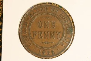 1935 - Australian Penny - VF / PVC - Picture 1 of 2