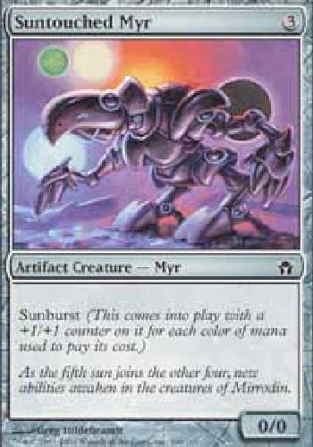 SUNTOUCHED MYR X4 4 4X Fifth Dawn MTG Magic the Gathering Cards DJMagic - Image 1 of 1