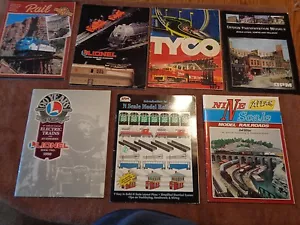 Train Railroad Magazine Catalog Lionel Tyco Atlas DPM Rail lot of 7 vintage - Zdjęcie 1 z 12