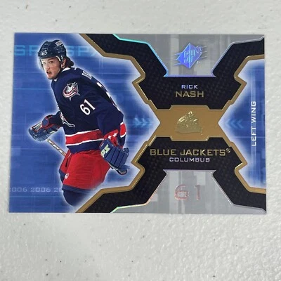 2006-07 SPx RICK NASH Base Card #26 Columbus Blue Jackets Left Wing - Image 1 of 2