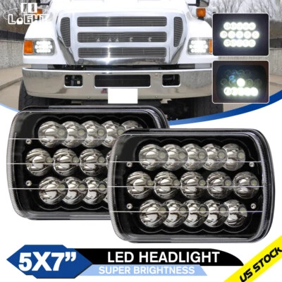 Faros LED 2x6 5x7" para Ford Super Duty Truck F550 F650 F750 F600 F700 Foto 1 de 4