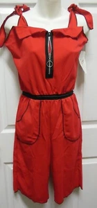 Hiphop Praise overalls 3 colors child/adult zip front tie strap Dance outfit - Picture 1 of 6
