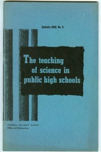 Teaching of Science in Public High Schools! 1950 Federal Security Agency Booklet - Picture 1 of 2