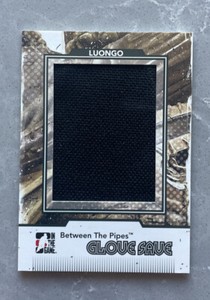 Roberto Luongo 2009-2010 Between The Pipes Game Used Glove Save Card