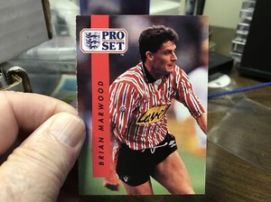 90/91 PROSET # 196 BRIAN MARWOOD SHEFFIELD UNITED