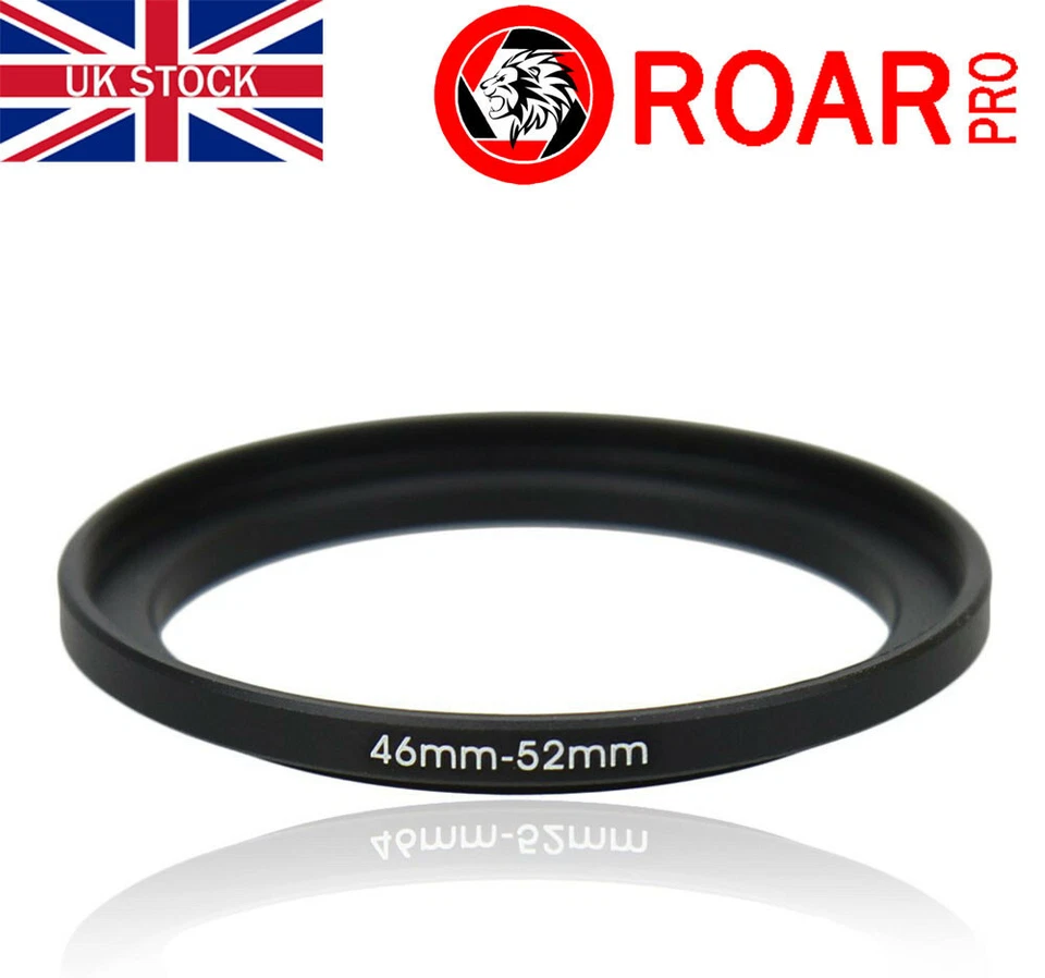46-52mm Stepping Step-Up Ring Filter Adaptor 46mm to 52mm - Image 1 of 1
