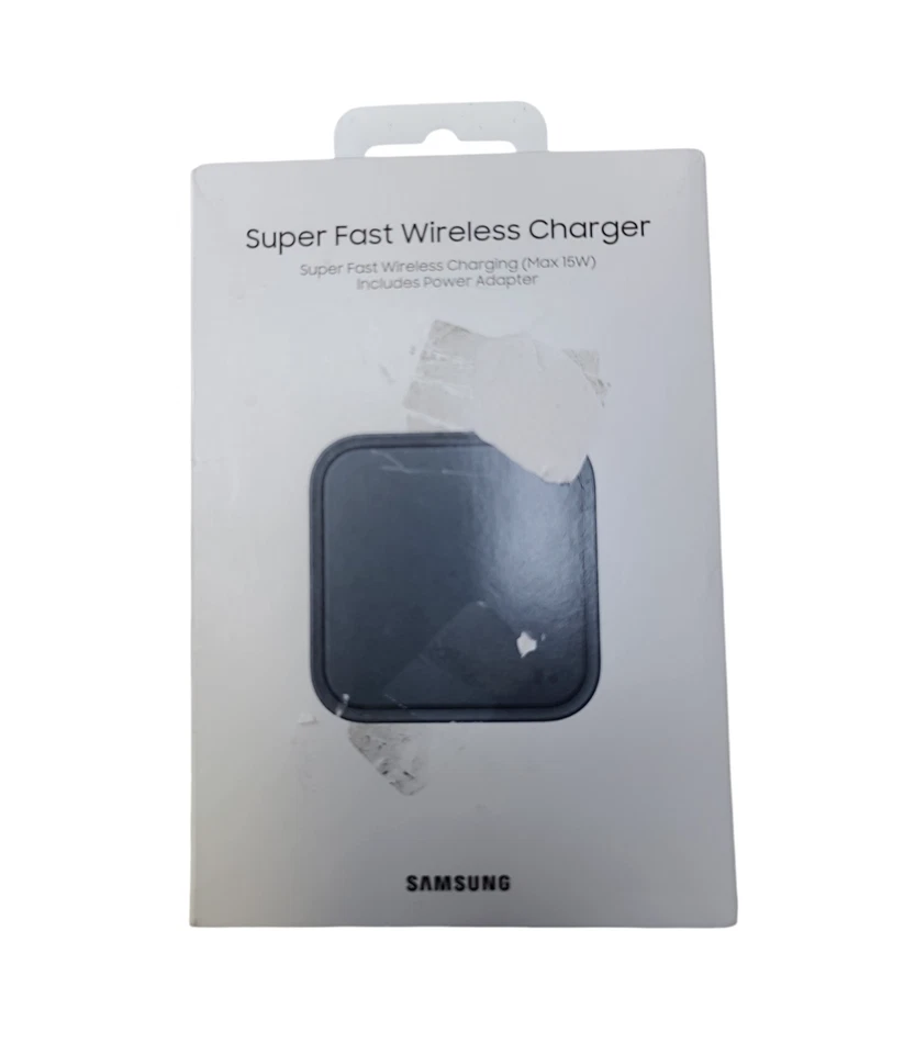 SAMSUNG EP-P2400TBEGUS 15W Wireless Charger Single Super Fast Charging Pad - Image 1 of 3