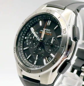 Casio Wave Ceptor WVQ-M410-1AJF Tough Solar Atomic Radio Japan Men's Watch Black - Picture 1 of 17