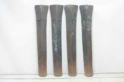 Antigua Base de Mesa Industrial Patas Hierro Fundido Estilo Art Deco Máquina Base Máquina Foto 1 de 4