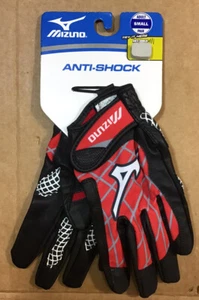Mizuno Anti-Schock Schlaghandschuhe Baseball Softball schwarz D23 - Bild 1 von 13