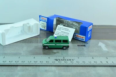 ROCO 1479 Volkswagen T4 Van Vehículo de Emergencia Policía Escala 1:87 - HO Foto 1 de 2