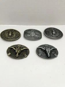 Lot Of 5 Belt Buckles *You Pick* - Picture 1 of 12