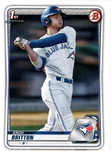Zach Britton Toronto Blue Jays 2020 Bowman Draft primera tarjeta de Bowman - Imagen 1 de 2