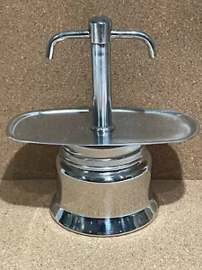 Vintage EPL Inox Doppelauslauf Herdplatte Edelstahl Espressomaschine 12/10 Italien - Bild 1 von 10