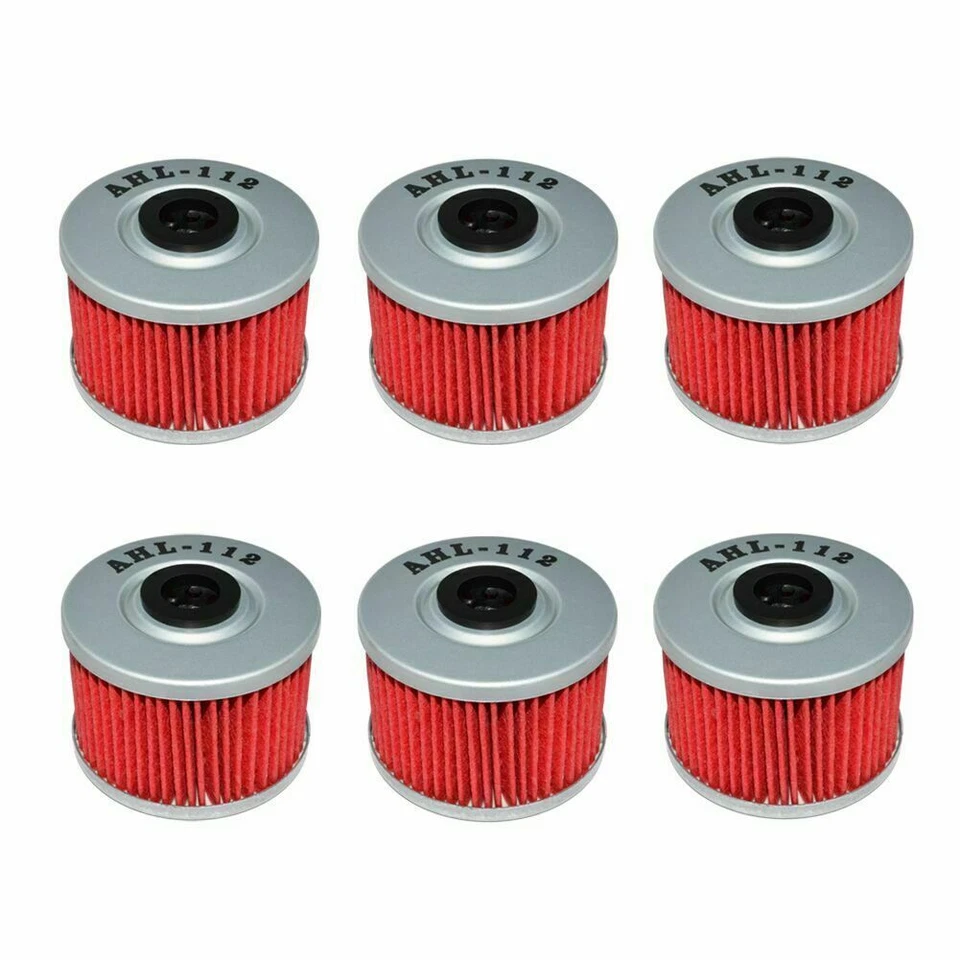 6X Filtros de aceite para KAWASAKI KFX450R KLX110 KLX140 KLX300R KX450F KlX450R KL250 Foto 1 de 4