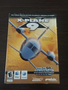 X-Plane 9 (PC, 2005) Mac OS X CD-ROM Game - GraphSim Entertainment - Picture 1 of 4