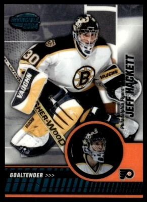 2003-04 Pacific Invincible Blue Jeff Hackett /350 Philadelphia Flyers #73 - Image 1 of 2