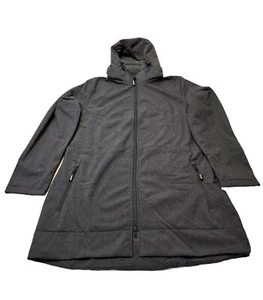 Outdoor Ventures Gray Zip-Front Soft Shell Jacket w/Bonded Fleece Lining L - Picture 1 of 24
