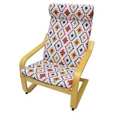 Ikea Kilim Poang Chair Cover Linen Orange, ikea Boho Poang Armchair Cover Kelim