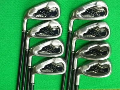 DUNLOP XXIO MP600 Left-handed 8PC R-FLEX IRONS SET GOLF CLUBS JAPAN MODEL - Image 1 of 4