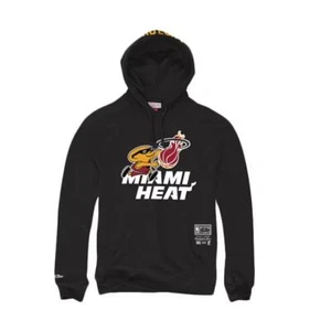 NWT NBA Hardwood Classic Mitchell & Ness Denzel Curry x Miami Heat Hoodie Size M - Picture 1 of 6