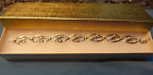 Vintage 1940er Jahre W. E. Richards Jugendstil Sterling - 7 Panel Armband ~ 7 3/4"" L - 0,5"" W