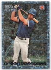 1995 Bowman #263 Brooks Kieschnick Prime Prospect FOIL Chicago Cubs 2Z