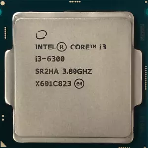 Intel Core I3-6300 LGA1151 3.80GHz 2C/4T 4MB 51W CPU Processor - Picture 1 of 1