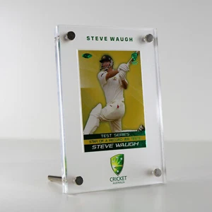 Cricket Steve Waugh Trading Card Display Stand *Trading Card Not Included - Bild 1 von 7