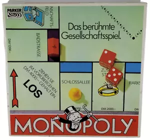 Monopoly Gesellschaftsspiel Parker Brettspiel DM 1011, 1985 unbespielt Rarität - Bild 1 von 13