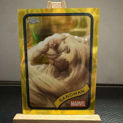 Sandman Yellow Lava Refractor SP - 2025 Topps Chrome Marvel #91 - Image 1 of 2