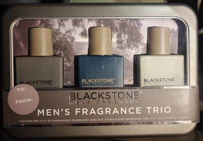 Fragrância de higiene masculina Blackstone - Sândalo, mar e surf, vetiver - Imagem 1 de 2
