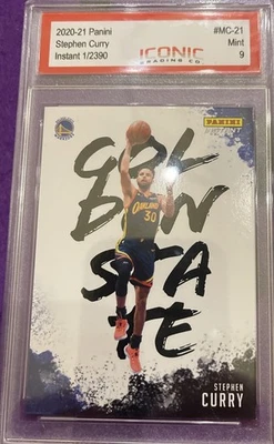 2020-21 Panini Instant Stephen Curry 1/2390 Mint 9 - Image 1 of 2