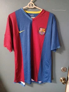 Camiseta de fútbol vintage auténtica del FC Barcelona 2006/07 Nike para hombre XL - Imagen 1 de 7